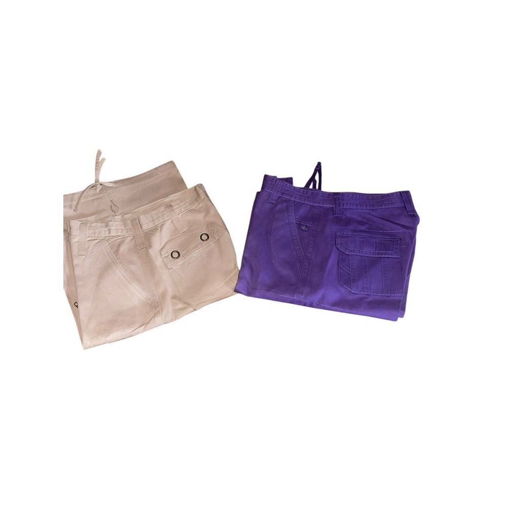 Lot Of 2 Regal Wear Vtg Y2K Baggy Cargo‎ Shorts 32